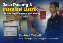 Jasa Pasang dan Instalasi Listrik Profesional di Cilegon, Anyer, dan Serang 📞 0819-0603-0148